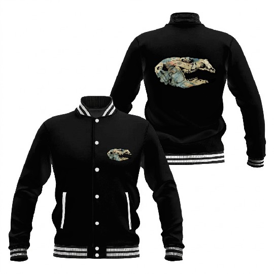 donkey skull Baseball Jackets