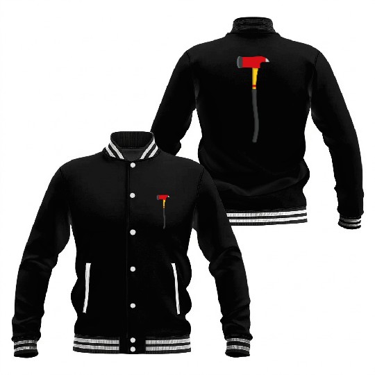 firefighter axe Baseball Jackets