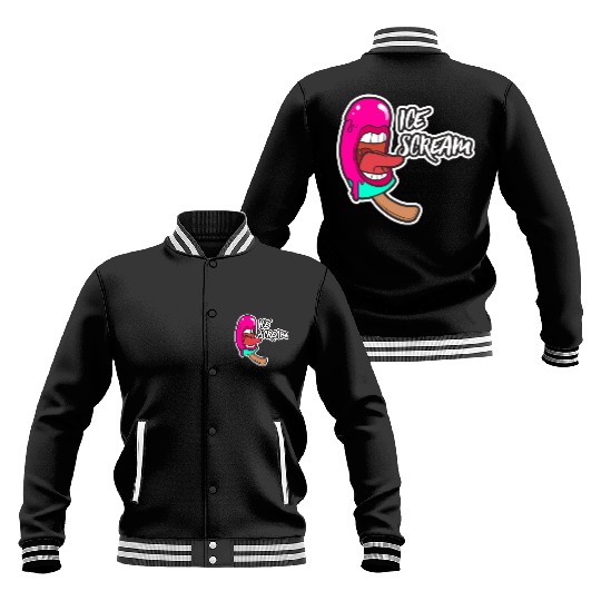 ice scream Baseball Jackets