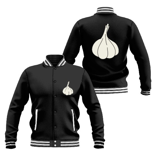 garlic knoblauch veggie vegetable gemuese2 Baseball Jackets