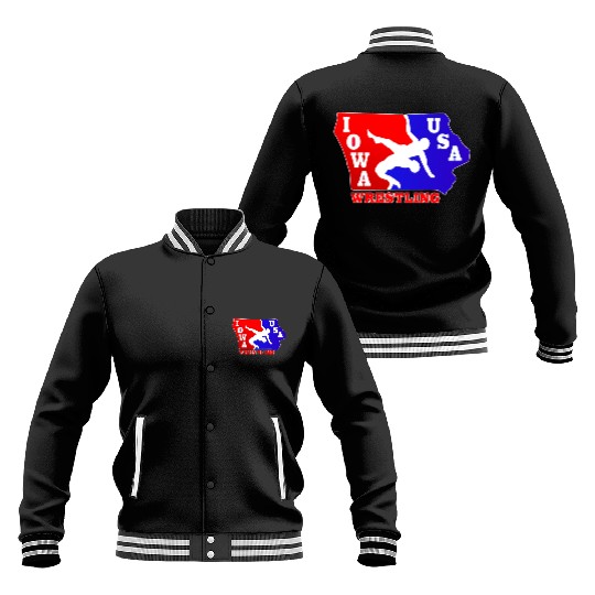 Iowa Team USA Wrestling Baseball Jackets