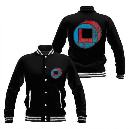Square in Circle Baseball Jackets