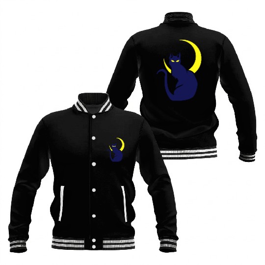 night cat Baseball Jackets
