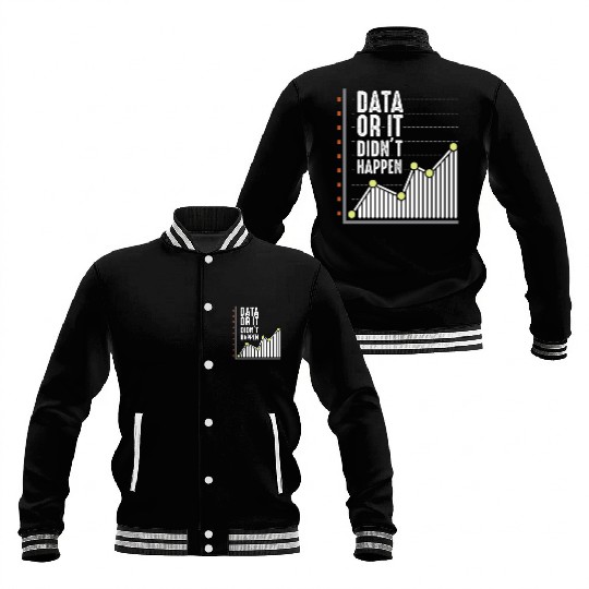 Data Nerd Behavior Analyst Statistics Scientist Baseball Jackets