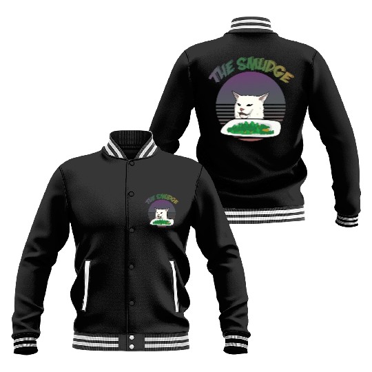Smudge The Cat Meme Baseball Jackets