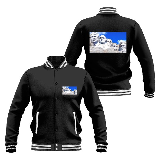 Mount Rushmore Trump Baseball Jackets