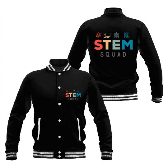 Stem Squad Science Technology Engineering Mathemat Baseball Jackets