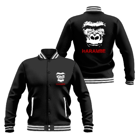 Harambe Baseball Jackets