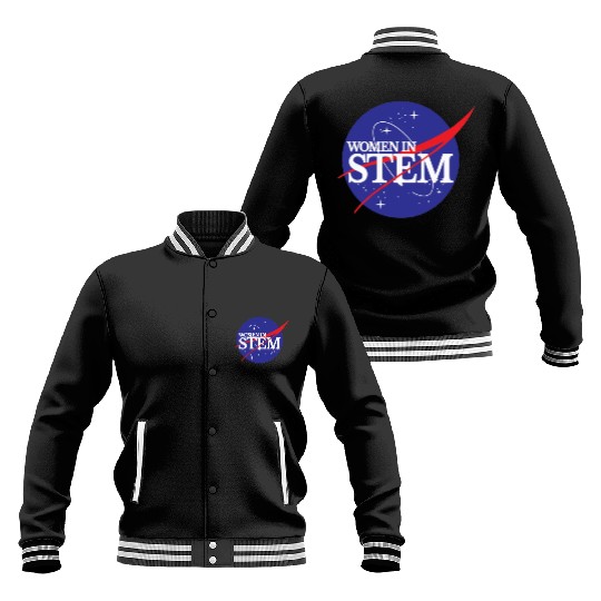 Women In Stem Baseball Jackets NASA Female Scientist
