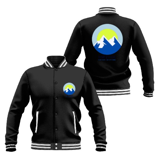 Support Ukraine! Loud Local Blue & Yellow Logo Baseball Jackets