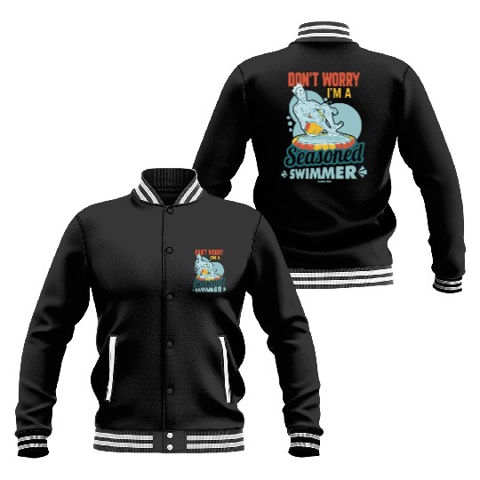 Swimming lifeguard swimming course outdoor pool gi Baseball Jackets