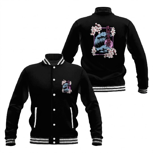 Japan Blossom Pink Baseball Jackets