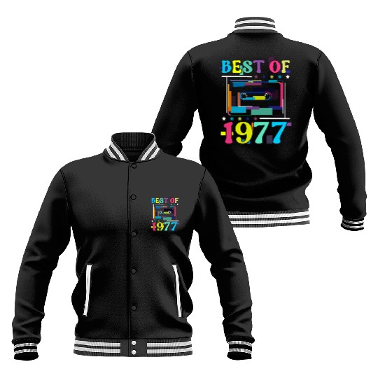 Best Of 1977 | Birthday Baseball Jackets | Birthday Retro