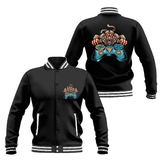 Gamer Proboscis Monkey Ape Wildlife Zookeeper Baseball Jackets