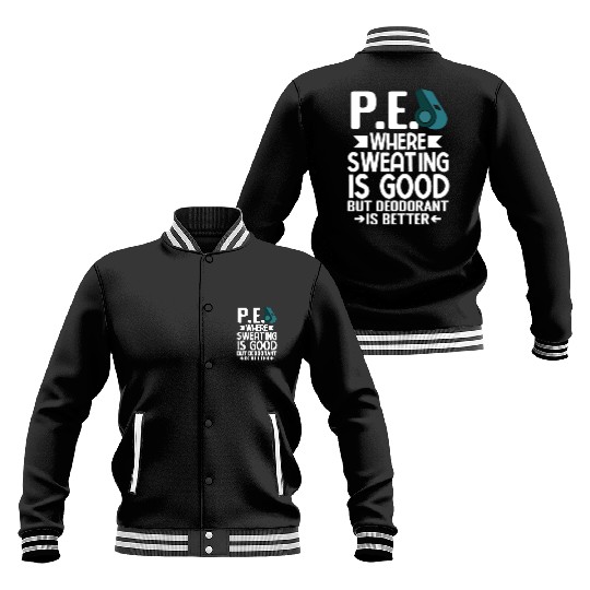 PE Teacher Education Gym Physical Education Baseball Jackets