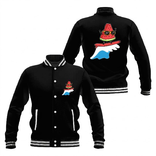 Watermelon Surfing Windsurfer Gift Baseball Jackets