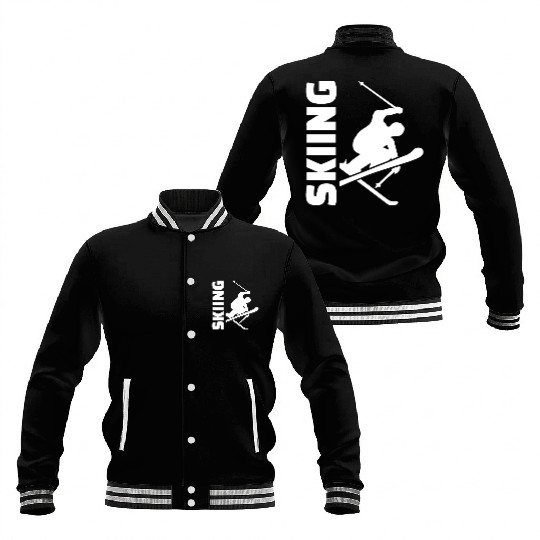 Skiing Baseball Jackets