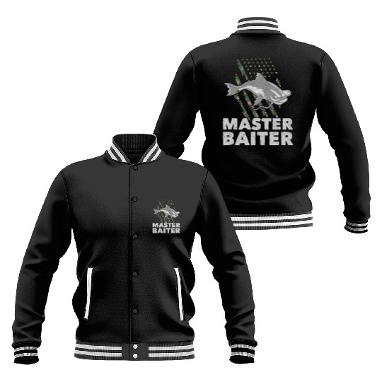 Master Baiter - Wels Catfish Hunter Baseball Jackets
