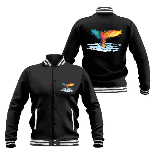 Whale Squad Whale lover Whale Graphics Baseball Jackets