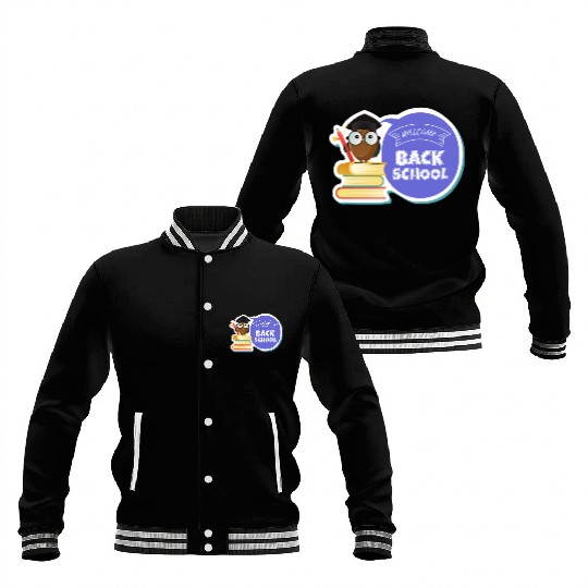 Back to School Sticker Baseball Jackets