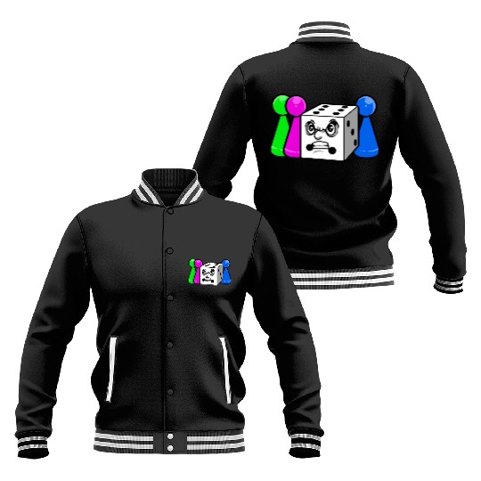 Board Game Angry Dice Baseball Jackets
