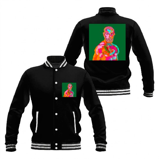 Conor McGregor abstract painting Baseball Jackets