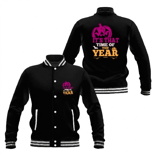 Pumpkin time autumn Halloween Baseball Jackets