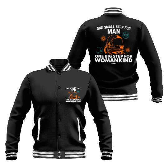 Science Astronaut Moon Sun Baseball Jackets