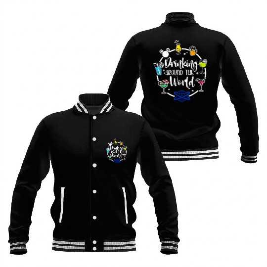 Drinking Around The World Baseball Jackets