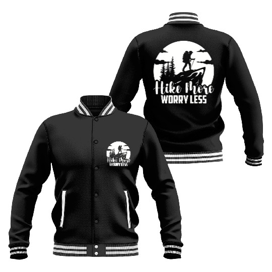 Mountaineering Hiking Hiking Vacation Hiker Baseball Jackets