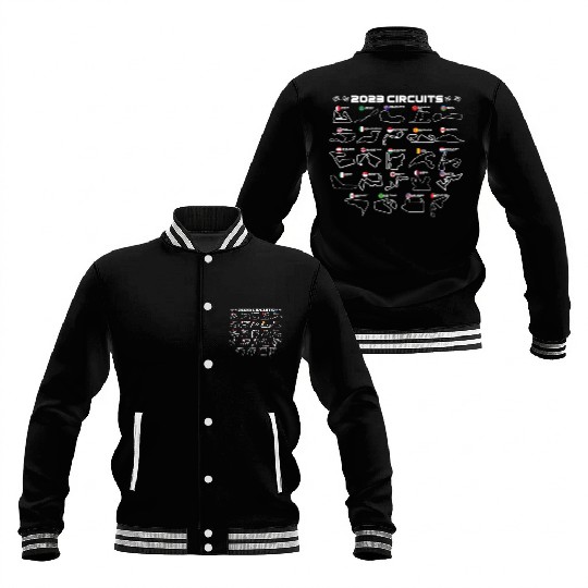 Formula Racing 2023 Circuits Formula Racing Baseball Jackets
