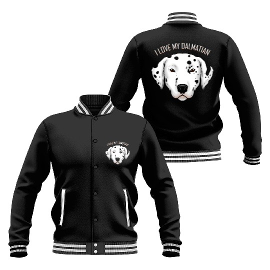 Dog Lover - I Love My Dalmatian Baseball Jackets