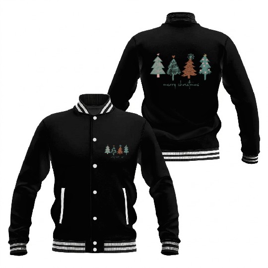 Merry Christmass Baseball Jackets