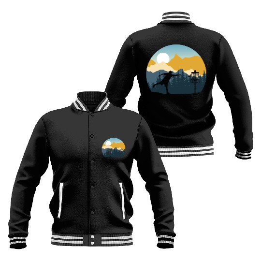 Disc Golf - Disc Golfing Player Ultimate Frisbee Baseball Jackets