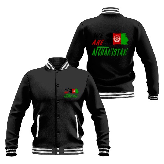 We are Afghanistan Baseball Jackets