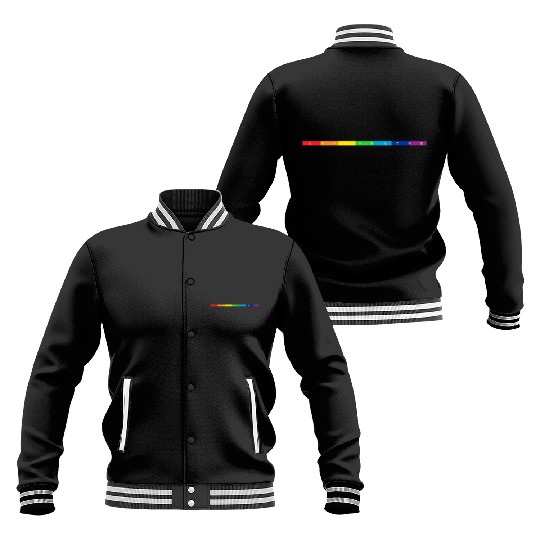 Pride Rainbow Flag Love is Love Baseball Jackets