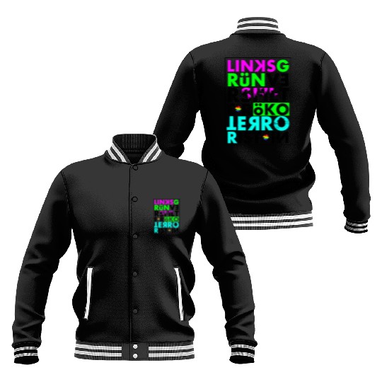 left green sapled eco terrorist Baseball Jackets