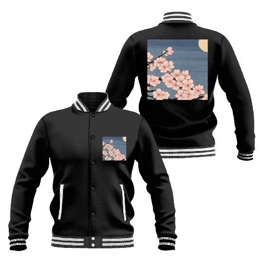 Ukiyo-e Sakura, Japanese Print Baseball Jackets