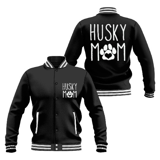 Husky Mom Dog Lover For Mothers Day Baseball Jackets