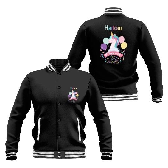 Harlow And Popcorn Merch Popcorn The Pony Baseball Jackets