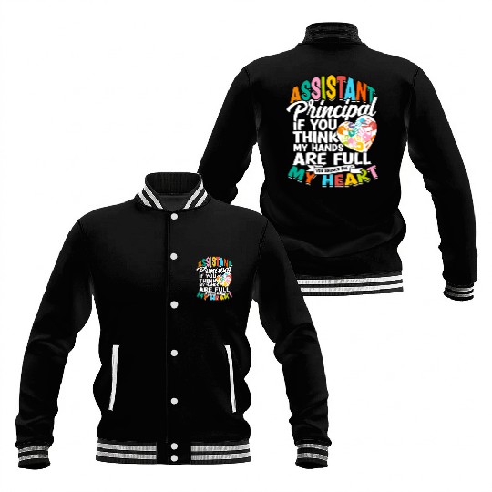 Assistant Principal Back School Teacher Principal Baseball Jackets