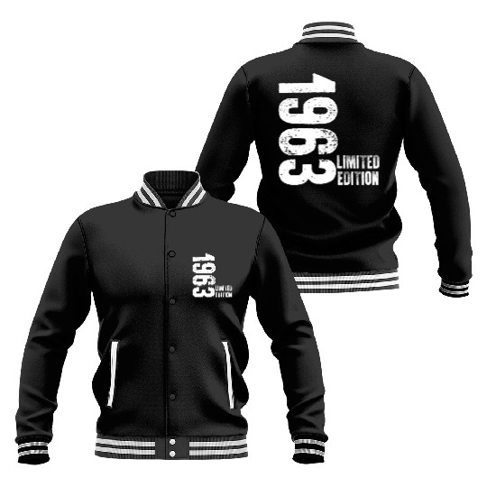 60 Years Vintage 1963 Retro 60th Birthday Baseball Jackets