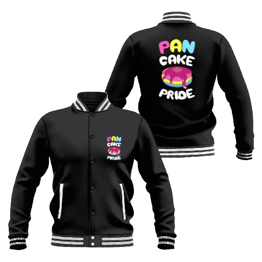 Pan Cake Pride Pansexual Pride Month LGBTQ Baseball Jackets