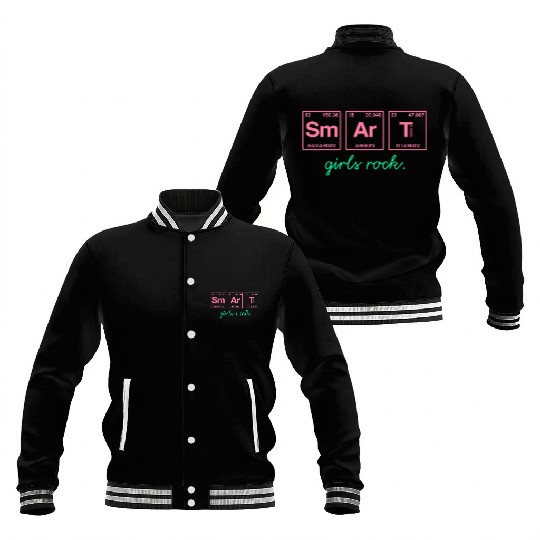 SMART GIRLS ROCK - Elements Periodic Table Baseball Jackets