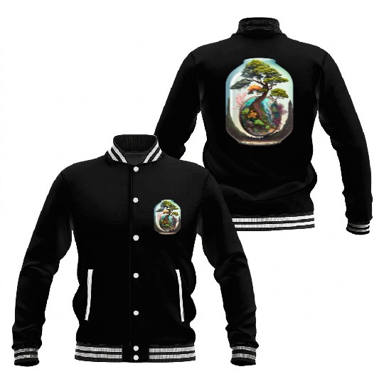Bonsai Tree Terrarium Baseball Jackets