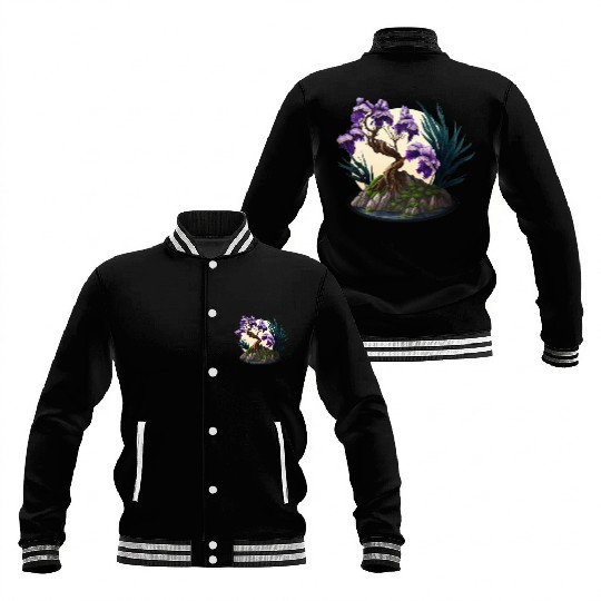 Iris Bonsai Tree Baseball Jackets