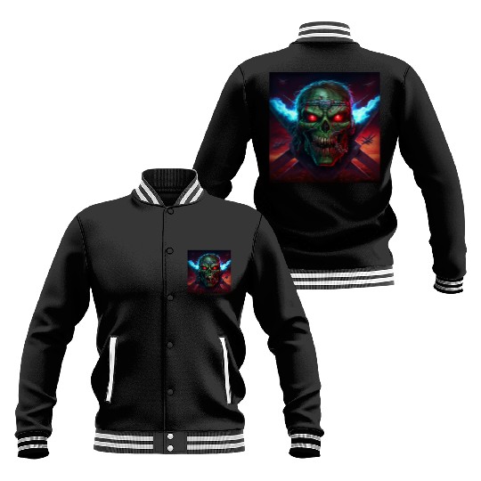 ZOMBIE IRON MAIDEN (version 14) Baseball Jackets