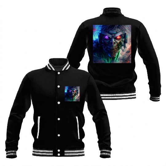 ZOMBIE IRON MAIDEN (version 12) Baseball Jackets
