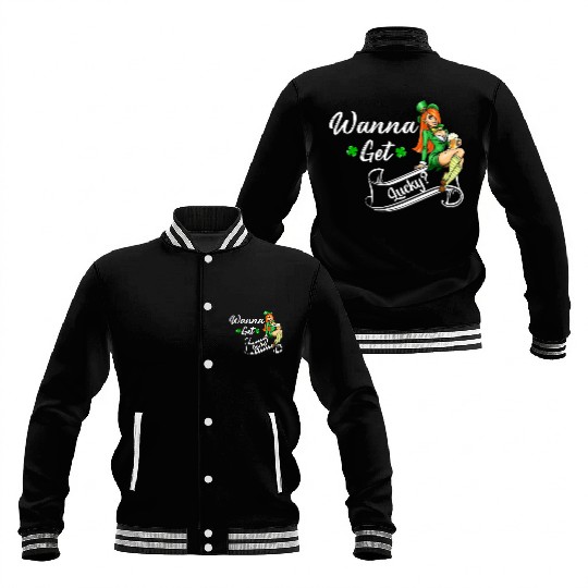 Wanna Get Lucky? St. Patrick's Day Baseball Jackets