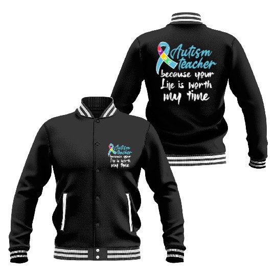 Autism Teacher Baseball Jackets